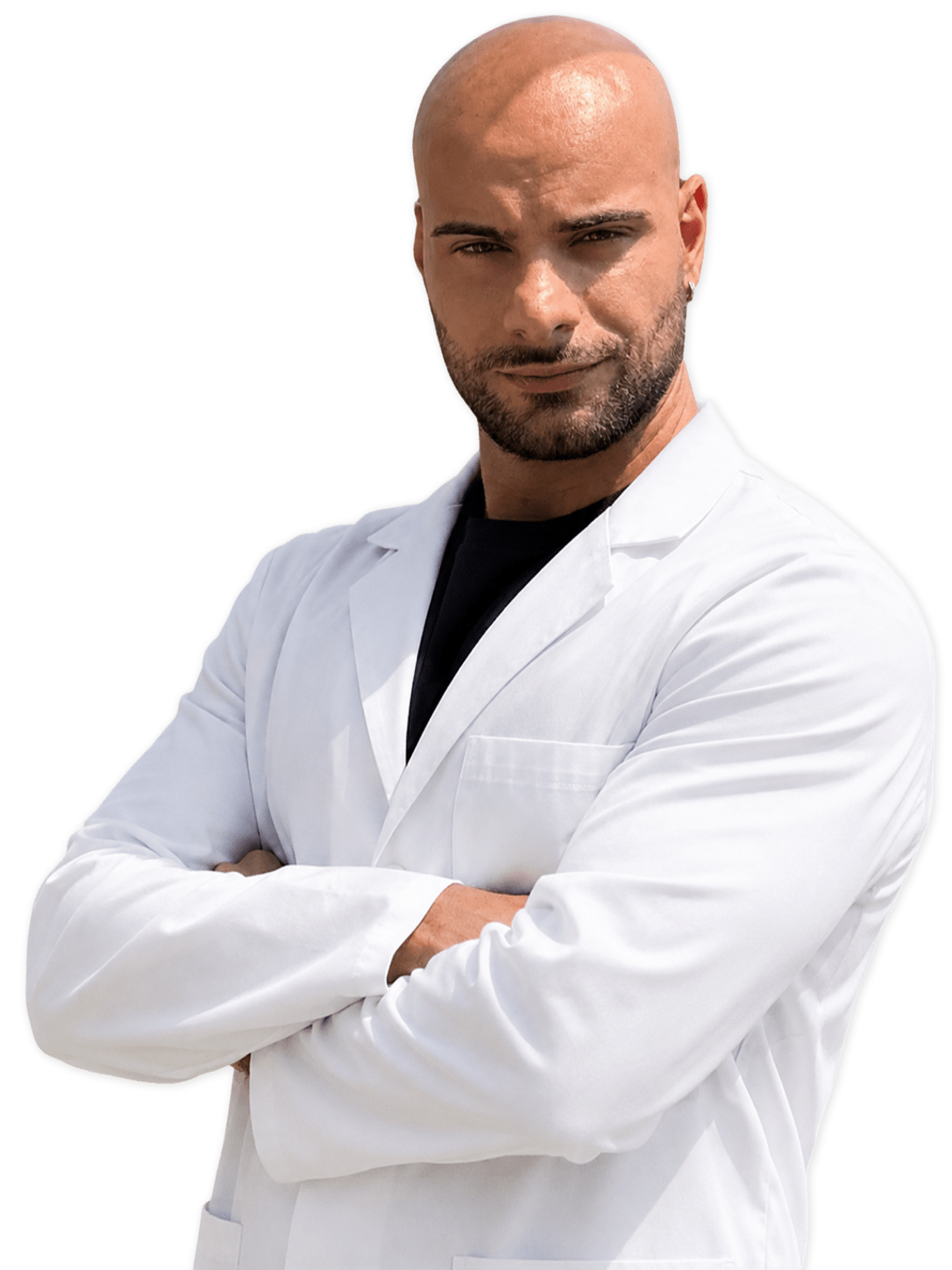 KEEPBULL expert in a lab coat